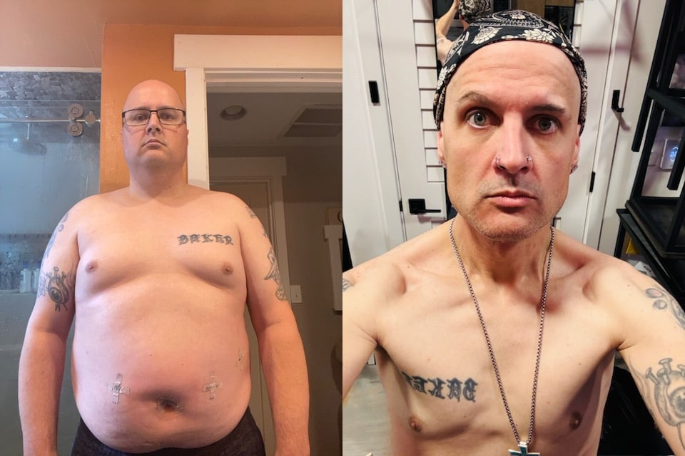 Before and After Image: Weight Loss - front