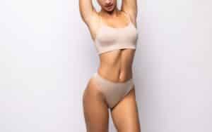 A cropped shot of a woman's torso after Sentient Sculpt in Plano, TX